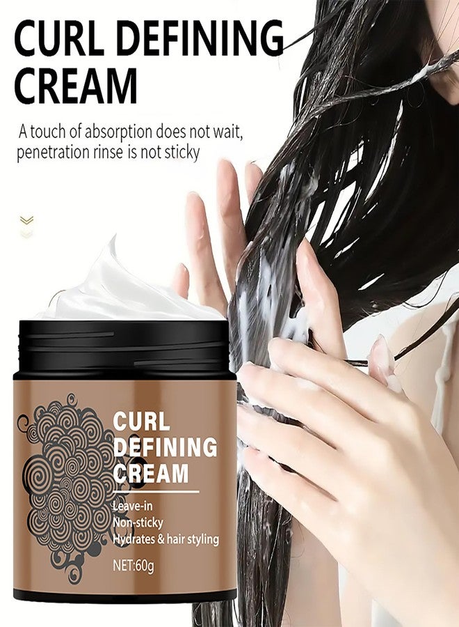 Grospe Black Castor Oil Curl Defining Cream，Long-Lasting Hold Curl Cream for Enhanced Waves and Curls，Lightweight and Anti-Frizz Moisturizing Hair Mask，Suitable for All Curly Hair Types，2.14 Oz - Image 2